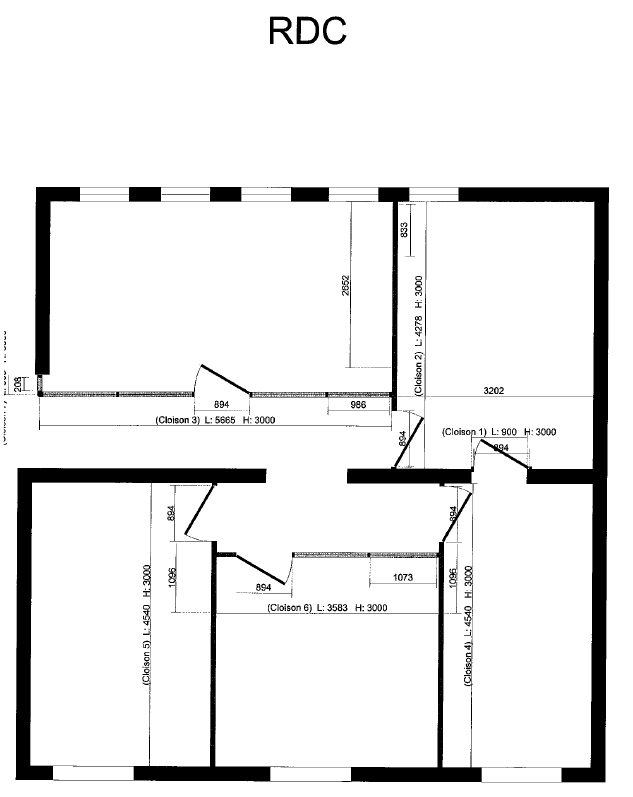 Bureaux à louer Iéna (Métro ligne 9) de 85m² Plan 1