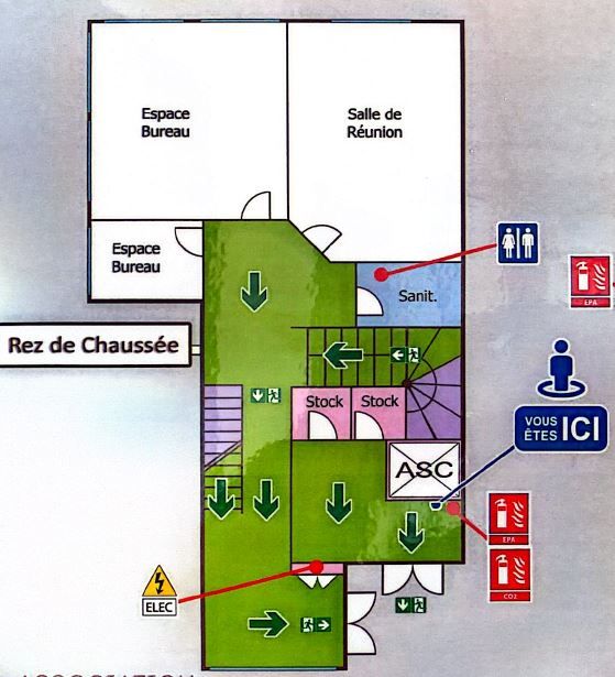 Bureaux à louer Maison Blanche (Métro ligne 7) de 260m² Plan 1