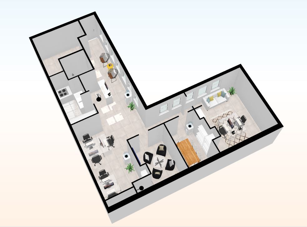 Bureaux à louer Passy (Métro ligne 6) de 77m² Plan 3